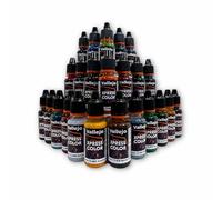 Silu Vallejo Pintura Acrilica Xpress Color, Pack 24 Pinturas Nueva Gama Reformulada para Pintar W40k, Miniaturas, maquetas