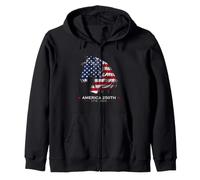 Silueta de Caballo permaneciendo Salvaje USA Vintage Caballo Occidental Sudadera con Capucha