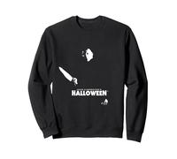 Silueta de Michael Myers de Halloween en la Oscuridad Sudadera, Unisex para Adultos, Negro, XXL