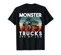 Silueta de Monster Truck Vintage Are My Jam Camiseta