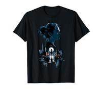 Silueta De Noche De Ciudad Mujer Camiseta