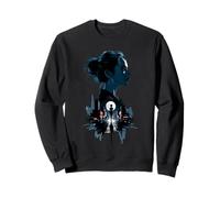 Silueta De Noche De Ciudad Mujer Sudadera