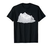 Silueta de Paisaje de Lobo Camiseta