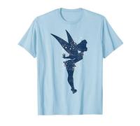 Silueta de polvo de duendecillo de Peter Pan de Campanilla de Disney Camiseta