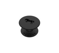 Silueta De Salto De Caballo Vintage Western PopSockets PopGrip Adhesivo