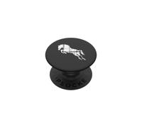 Silueta De Salto De Caballo Vintage Western PopSockets PopGrip Adhesivo