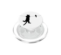 Silueta pájaro Gato Alambre peores Enemigos Mejores Amigos PopSockets PopGrip para MagSafe