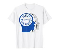 Silueta retro de Pepsi Better With Friends Head Camiseta