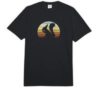 Silueta Retro de roedor Antes de la Puesta de Sol de la Comfort Colors Adult Heavyweight T-Shirt