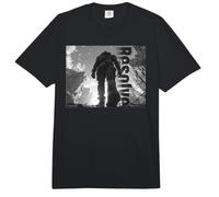 Silueta Soleada Caminando por la Ciudad del Fin del Norte Diseño de Arte Urbano Monocromo Moderno Fresco Hombre Ciudad Simple Personalidad Comfort Colors Adult Heavyweight T-Shirt