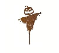 Silueta única de espantapájaros para jardín, estilo rústico único, decoración de jardín de Halloween