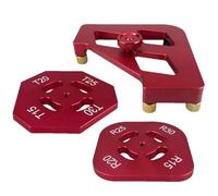Siluetas para routers | Herramientas manuales rápidas de aleación de aluminio redondeadas, kit de plantillas para trabajar madera | Para corte curvas y biseles, juntas de llantas, surcos, fresado