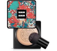 SILULCM BB Cream, CC Creme, Líquida Fundación, Mushroom Head Air Cushion, Ocultador, Base de Maquillaje de Larga Duración, Hidratante Corrector Permeable al aire Brillo natural(1pcs)