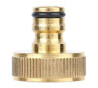 SILULCM Conector de manguera, manguera de jardín Rosca hembra de 1 pulgada Conexión rápida Conector rápido de latón sólido Adaptador de tubo de agua para jardín en casa
