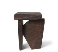 Silva Pedestal Madera de Mango Teñido Oscuro