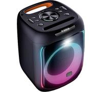 Silva Schneider Mobile Beat SB-TWS 100 BT Soundbox, hasta 7 h de autonomía, Efecto de luz LED, práctica asa, batería, función de Carga USB para Dispositivos externos