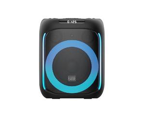 Silva Schneider Mobile Beat SB-TWS 100 BT Soundbox, hasta 7 h de autonomía, Efecto de luz LED, práctica asa, batería, función de Carga USB para Dispositivos externos