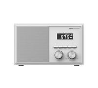 Silva Schneider Mono 1976 BT - Radio Bluetooth Retro con FM, Pantalla LED, Reloj y Fecha, Doble Alarma, 20 Estaciones memorables, Temporizador de repetición y sueño, Potencia Musical 50 W
