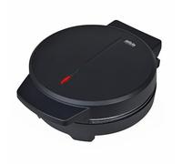 Silva-Schneider Waffle WA 2001 - Gofrera para 5 gofres (1000 W, revestimiento antiadherente, carcasa Cool-Touch, regulación del termostato, ahorro de espacio, color negro mate