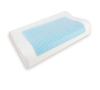 SILVANO Almohada Viscoelástica 50 cm, Almohada Gel Refrescante, Forro Anti-Ácaros, Anti-Bacterias,Máxima Comodidad, Descanso Cervicales y Cuello, Incluye Funda, Mantiene la Temperatura