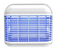SILVANO - Matamosquitos Eléctrico de Luz LED Azul - Potencia 16W - Exposición 360º - Solo Uso en Interior - Dimensiones: 26 x 30.5 x 10.5 cm - Anti Mosquitos Eléctrico - Repelente Insectos