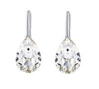 Silvego SILVEGOVSW072 - Pendientes de Plata 925 con Swarovski® Cristal Claro Gota