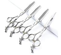 Silver 440c High Hardness Sharp Professional Hairdressing Scissors 6/7 Inch Salon Hairdresser Special Hair Cutting Cutting Scissors