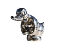 (Silver)Angry Duck Hood Ornament,resin Car Emblem Convoy Hood Ornaments For Trucksdecor For The Inside Or Outside The Car,7inch