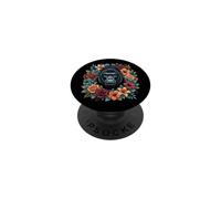 Silver Back Gorilla Flower Garden PopSockets PopGrip Adhesivo