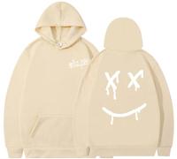 Silver Basic Cantante Popular Ropa Louis Tomlinson Sudadera para Hombre/Mujer Face Sudadera con Capucha Techwear Hoodie XXL,Caqui A-1