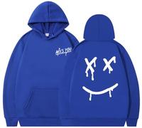 Silver Basic Cantante Popular Ropa Louis Tomlinson Sudadera para Hombre/Mujer Face Sudadera con Capucha Techwear Hoodie S,Azul A-1