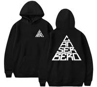 Silver Basic Cantante Sudadera Canserbero Vida Muerte para Hombre y Mujer Popular Rapero Hip Hop Nuevo álbum Muerte Logo Ropa para Fans de la Música 3XL,Negro B-1