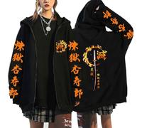 Silver Basic Demon-slyer Suéter Estampado de animación Suelta Negra para adultos-Black8-1,XL