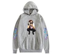 Silver Basic Ha-rry Styles Sudadera para Hombre y Mujer Sudadera con Capucha Unisex Sudadera Love on Tour 2023 Concert para Fans de la Música XL, Gris A-2