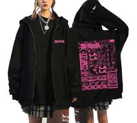Silver Basic SKZ Just Feel The Rock KPOP Sudadera con Capucha negra-Black17-3XL1
