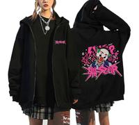 Silver Basic SKZ Just Feel The Rock KPOP Sudadera con Capucha negra-Black19-S1