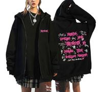 Silver Basic SKZ Just Feel The Rock KPOP Sudadera con Capucha negra-Black26-2XL1