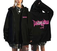 Silver Basic SKZ Just Feel The Rock KPOP Sudadera con Capucha negra-Black27-2XL1