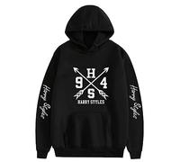 Silver Basic Sudadera Ha-rry Styles para Hombre Nuevo álbum Love on Tour Merch Sudadera con Capucha Concierto Ropa Sudadera Deportiva M, Negro B-1