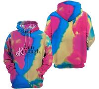 Silver Basic Sudadera I Am Kenough para Hombre y Mujer 3D Tie Dye I Am Kenough Sudadera Abrigo de Moda con Cremallera M,B-1