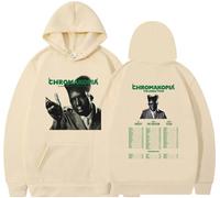 Silver Basic Suéter Deportivo Retro Hip Hop en la Calle de Manga Larga para adultos-Khaki-3XL1