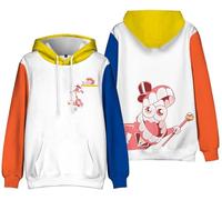 Silver Basic Talla Niño Sudadera The Amazing Digital Circus para Niños/Niñas Pomni Cosplay Costume Cartoon Sudadera de Manga Larga D-1,1501