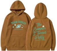 Silver Basic The Summer Turned Pretty Sudadera con Capucha Y2K para Mujeres en otoño e-Coffee-S1