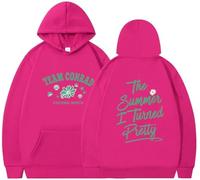 Silver Basic The Summer Turned Pretty Sudadera con Capucha Y2K para Mujeres en otoño e-Rose-S1