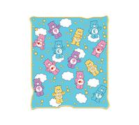 Silver Buffalo Care Bears con Bedtime Bear Funshine Bear Share Bear y Love-A-Lot Bear Manta de forro polar suave y acogedora de 45 x 60 pulgadas,