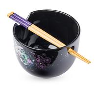 Silver Buffalo Disney Nightmare Before Christmas Starry Night Jack Skellington - Cuenco de cerámica para arroz con palillos, apto para microondas, 20 onzas