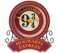 Silver Buffalo Harry Potter Hogwarts Express - Reloj de Escritorio con Plataforma 9 3/4