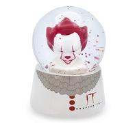 Silver Buffalo IT: Chapter Two Pennywise - Mini globo de nieve de 3 pulgadas con pantalla de purpurina en espiral