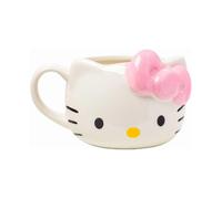 Silver Buffalo Sanrio Pink Bow Ceramic 3d Sculpted Mug, 20 Ounces