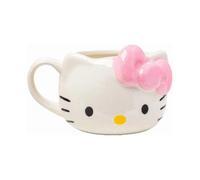 Silver Buffalo Sanrio Pink Bow Ceramic 3d Sculpted Mug, 20 Ounces